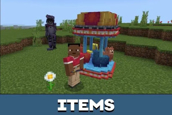 Items from FNAF 2 Mod for Minecraft PE