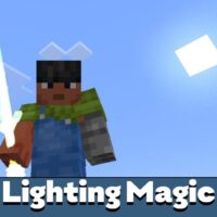 Lightning Magic Mod for Minecraft PE