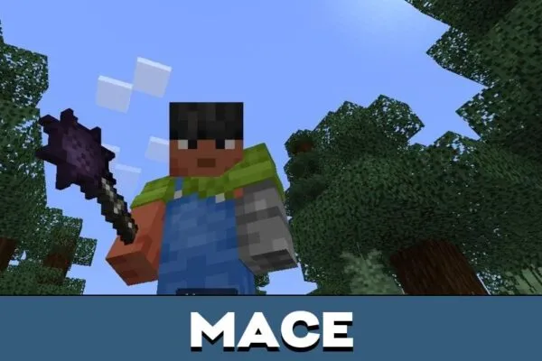 Mace from Terra Weapons Mod for Minecraft PE