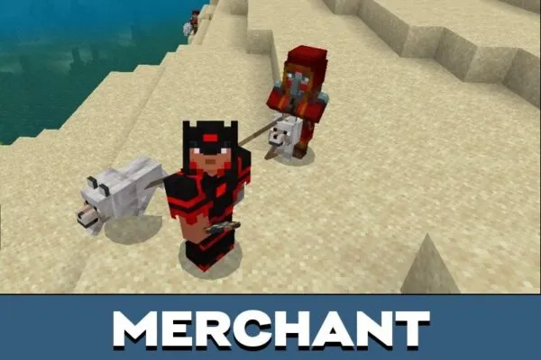 Merchant from Fiery Combat Mod for Minecraft PE