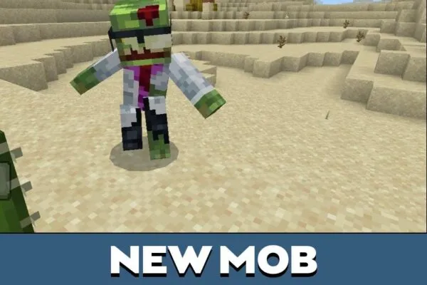 New Mob from Zombie Boss Mod for Minecraft PE