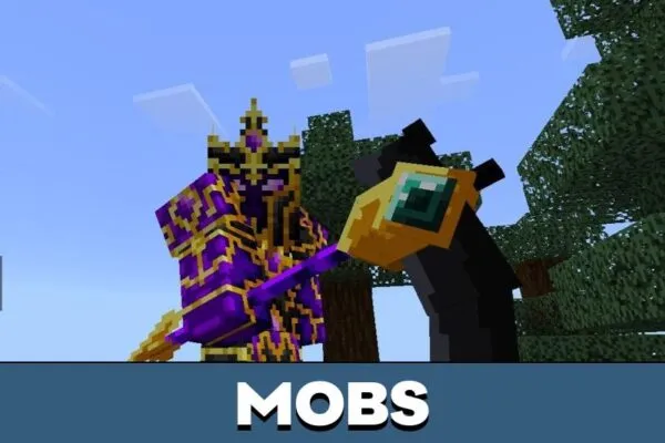 Mobs from All Bosses Mod for Minecraft PE