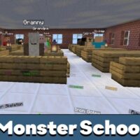 Monster School Map for Minecraft PE