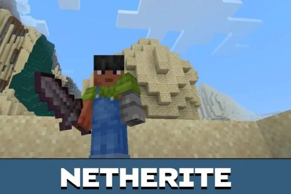 Netherite from Heavy Sword Mod for Minecraft PE