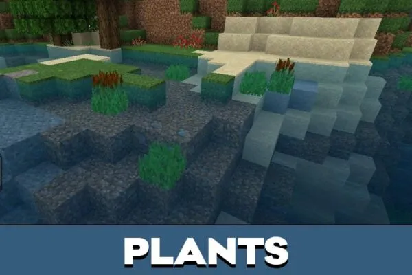 Plants from Overgrown texture pack for Minecraft PE