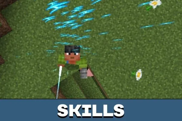 Skills from Lighting Magic Mod for Minecraft PE