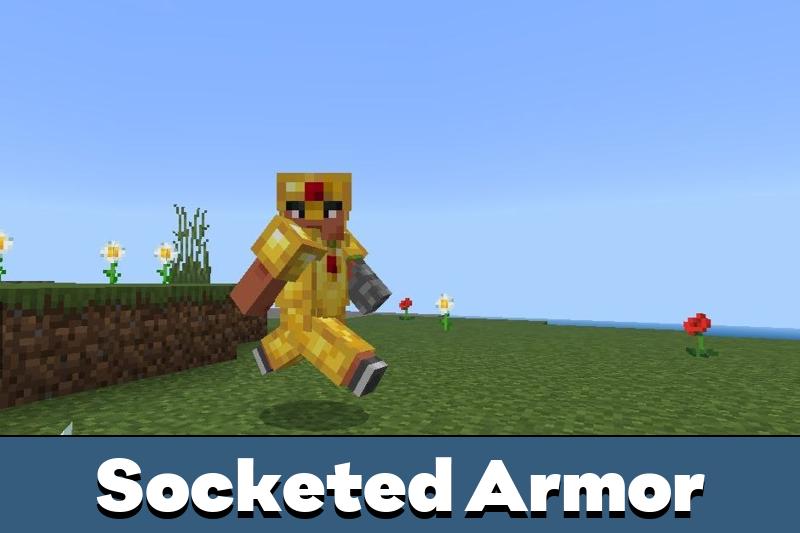 Socketed Armor Mod for Minecraft PE