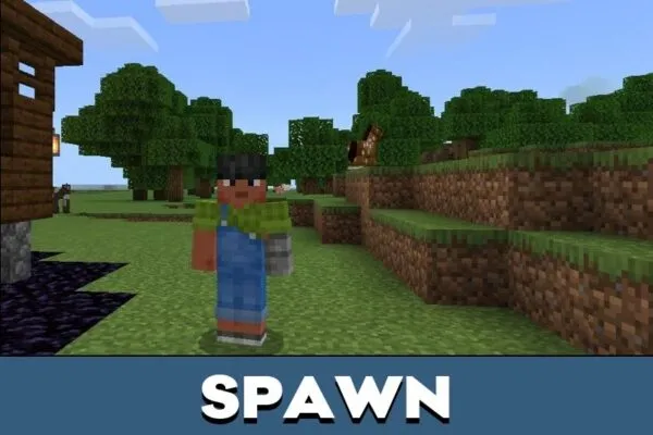 Spawn from Lava House Map for Minecraft PE