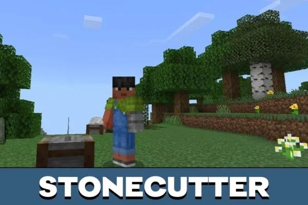 Stonecutter from Fast Craft Texture Pack for Minecraft PE