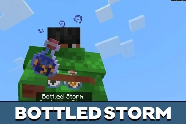 Bottled Storm from Alchemist Mod for Minecraft PE