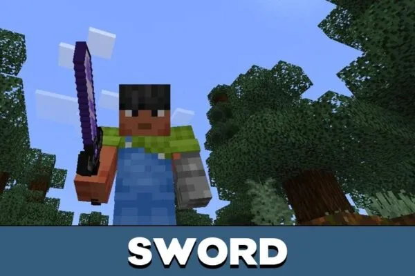 Sword from Terra Weapons Mod for Minecraft PE