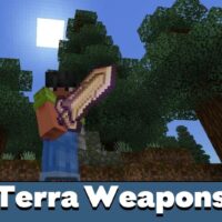 Terra Weapons Mod for Minecraft PE