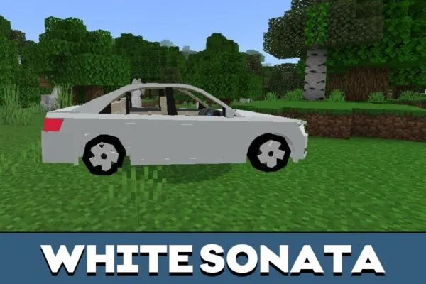 White Sonata from Hyundai Mod for Minecraft PE