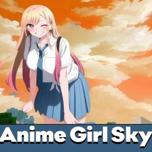 Anime Girls Sky Texture Pack for Minecraft PE