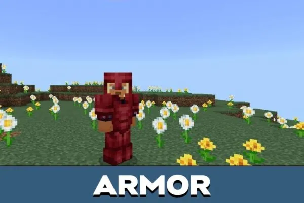 Armor from Deathnerite Mod for Minecraft PE