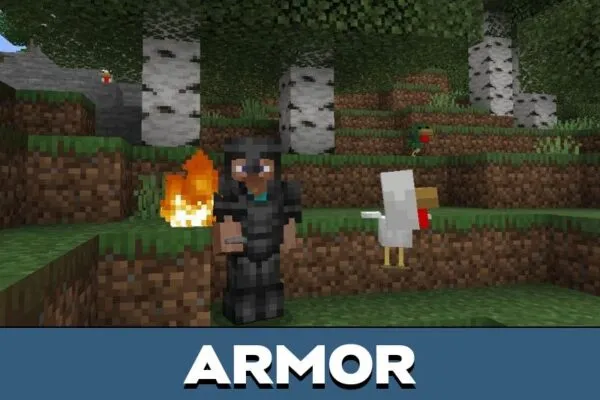 Armor from Old Talismans Mod for Minecraft PE