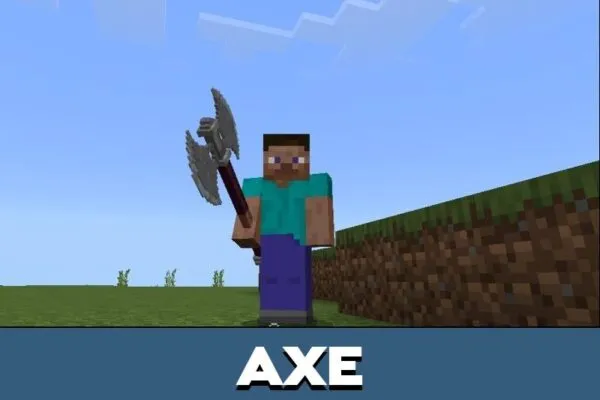 Axe from Living Legends Mod for Minecraft PE