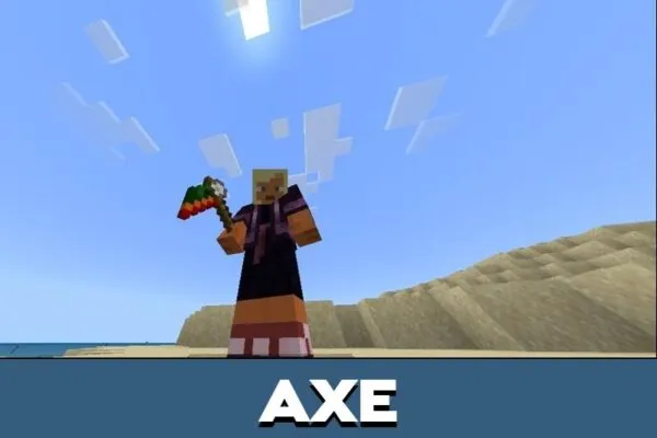 Axe from Paleoenvironment Mod for Minecraft PE