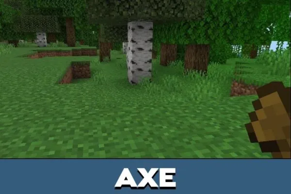 Axe from VeinCapitator Mod for Minecraft PE