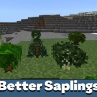 Better Saplings Texture Pack for Minecraft PE