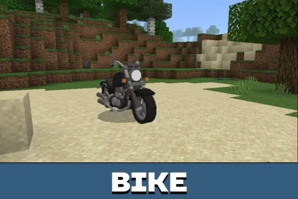 Bike from Honda Mod for Minecraft PE