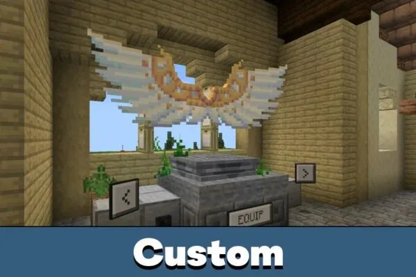 Custom Wings from Elytra Mod for Minecraft PE