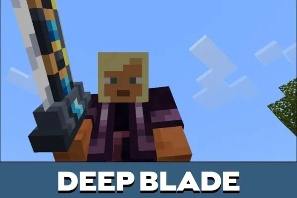 Deep Blade from Mistic Sword Mod for Minecraft PE