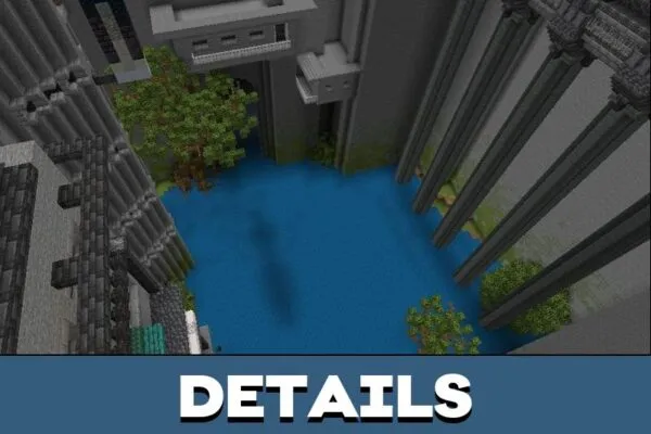 Details from yberpunk City Map for Minecraft PE