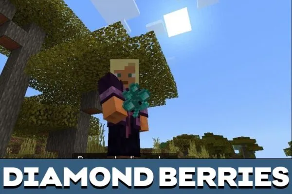 Diamond Berries from Improvements Mod for Minecraft PE