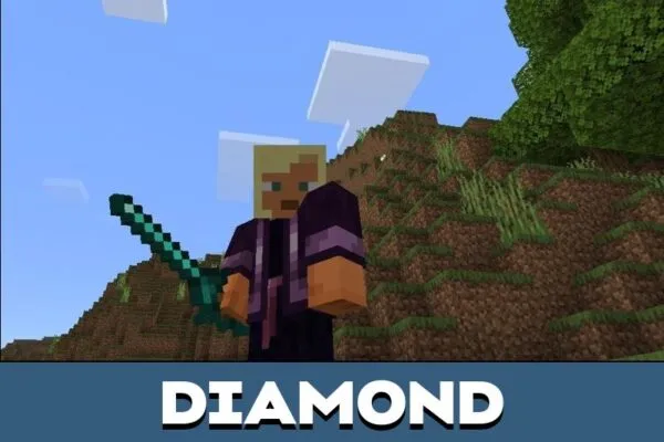 Diamond Rapiers Texture Pack for Minecraft PE