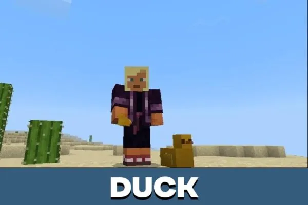 Duck from Plushies Mod for Minecraft PE