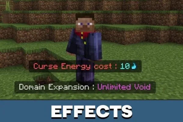 Effects from Sorcerers Showdown Mod for Minecraft PE