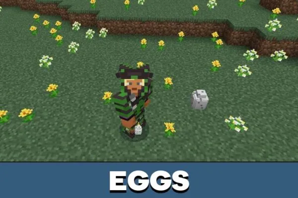 Eggs from Old Dragons Mod for Minecraft PE