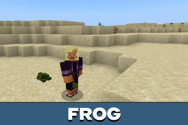 Frog from Plushies Mod for Minecraft PE