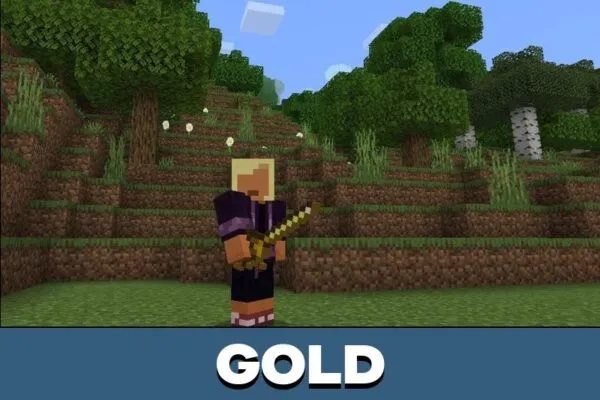 Gold Rapiers Texture Pack for Minecraft PE