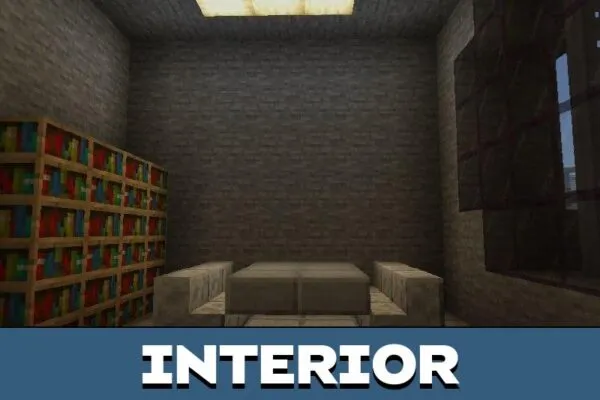 Interior from yberpunk City Map for Minecraft PE