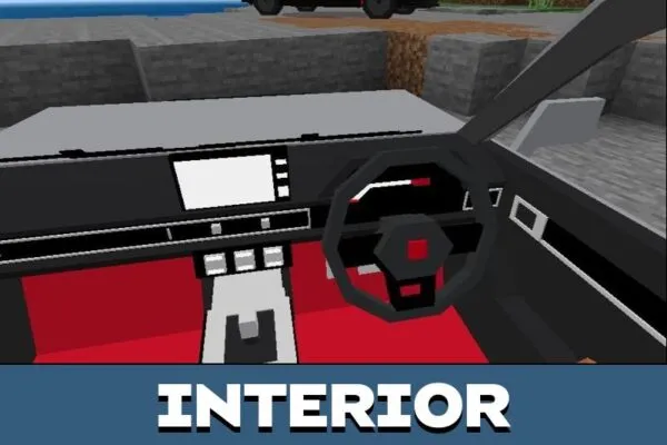 Interior from Honda Mod for Minecraft PE