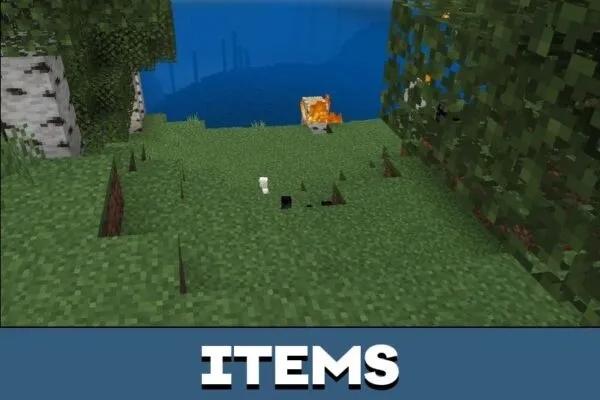 Items from Old Talismans Mod for Minecraft PE