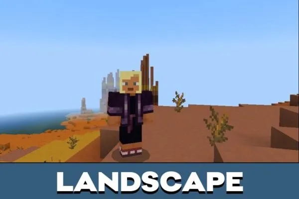 Landscape from Newb X Ale Texture Pack for Minecraft PE