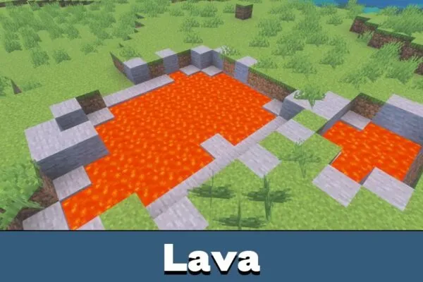Lava from Newb X Ale Shader for Minecraft PE