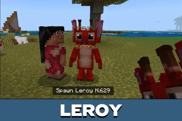 Leroy from Lilo and Stitch Mod for Minecraft PE