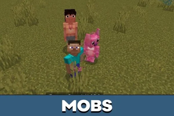 Mobs from Lilo and Stitch Mod for Minecraft PE