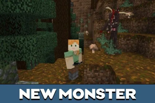 Monster from Wendigo Mod for Minecraft PE