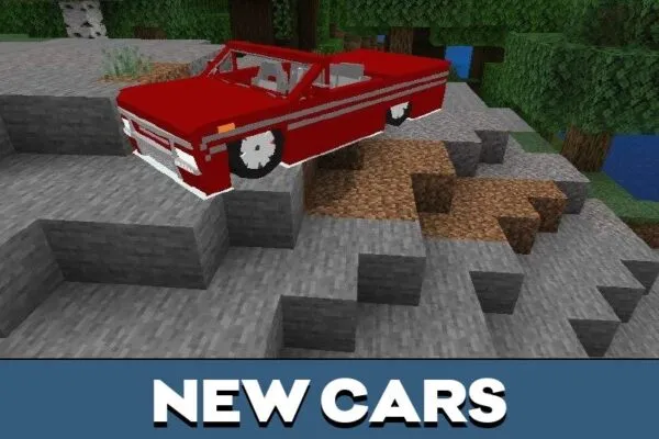 New Cars from Lowrider Mod for Minecraft PE