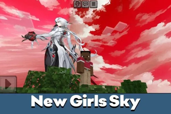 New from Anime Girl Sky Texture Pack for Minercaft PE