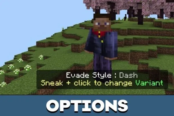 Options from Sorcerers Showdown Mod for Minecraft PE