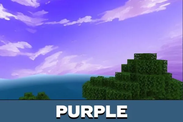 Purple from Anime Girl Sky Texture Pack for Minercaft PE