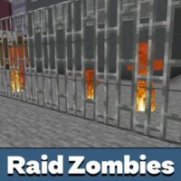 Raid Zombies Map for Minecraft PE