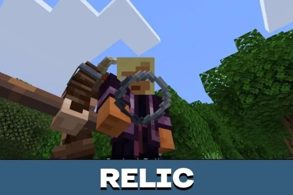 Relic from Minotaur Mod for Minecraft PE