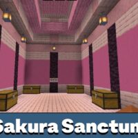 Sakura Sanctum Hunt Map for Minecraft PE